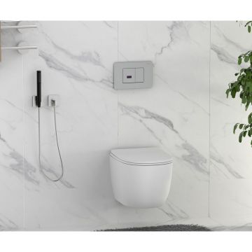 Кнопка смыва сенсорная Abber (Аббер) AC0122S хром глянцевый