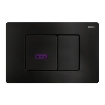 Кнопка смыва сенсорная Abber (Аббер) AC0122SMB черная матовая