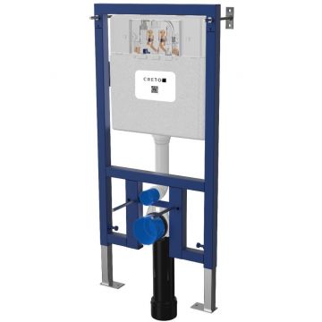 Комплект инсталляции подвесной безободковый унитаз Bocchi (Боччи) Taormina Pro Rimless 1451-001-0129 + система инсталляции Creto (Крето) Premium 2.0 INST-CR-2.0