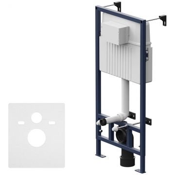 Комплект инсталляции подвесной безободковый унитаз Bocchi (Боччи) V-Tondo 1416-004-0129 черный матовый + инсталляция Am.Pm (Ам.Пм) ProC I012707