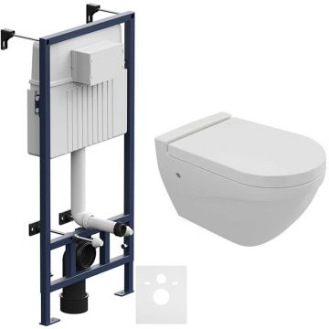 Комплект инсталляции подвесной унитаз Bocchi (Боччи) Taormina 1012-001-0129 белый + инсталляция Am.Pm (Ам.Пм) ProC I012707