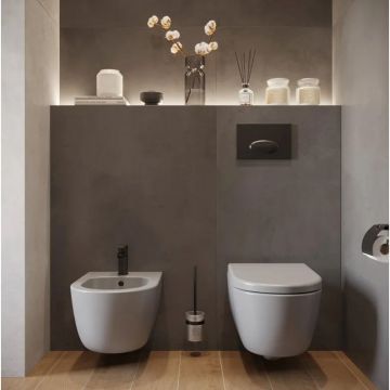 Биде подвесное Bocchi (Боччи) V-Tondo 1487-006-0120 серый матовый