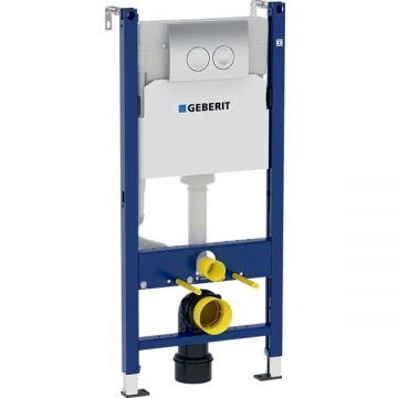 Комплект инсталляции подвесной унитаз Bocchi (Боччи) Taormina 1012-001-0129 белый + инсталляция Geberit (Гэберит) Duofix Delta 458.124.21.1 3 в 1 с кнопкой смыва