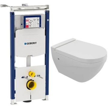 Комплект инсталляции подвесной унитаз Bocchi (Боччи) Taormina 1012-001-0129 белый + инсталляция Geberit Duofix Sigma Plattenbau 111.362.00.5