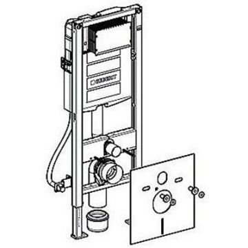 Комплект инсталляции подвесной унитаз Bocchi (Боччи) Taormina 1012-001-0129 белый + инсталляция Geberit Duofix Sigma Plattenbau 111.362.00.5