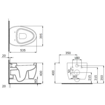 Унитаз подвесной Bocchi (Боччи) Etna 1116-005-0129 черный