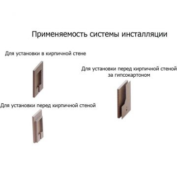 Инсталляция для подвесного унитаза Bocchi (Боччи) T02-2117