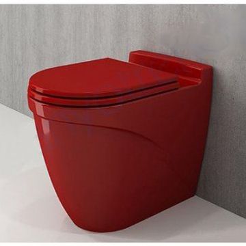 Унитаз приставной Bocchi (Боччи) Taormina Arch 1016-019-0129 красный