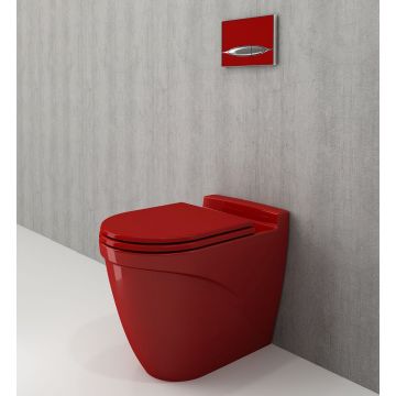 Унитаз приставной Bocchi (Боччи) Taormina Arch 1016-019-0129 красный