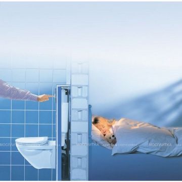 Комплект инсталляции Bocchi (Боччи) V-Tondo 1416-001-0129 подвесной унитаз + Grohe (Гроэ) Rapid SL 38721001 3 в 1 с кнопкой смыва