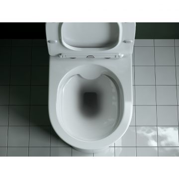 Унитаз напольный, приставной Ceramicanova (Керамиканова) Star CN1904 Белый