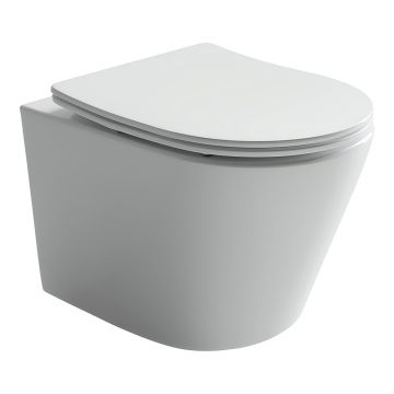 Комплект инсталляции 4 в 1 Ceramicanova (Керамиканова) Подвесной унитаз Balearica Rimless арт. CN6000 + Шумоизоляционная панель для инсталляции арт. CN1000 + Система инсталляции для унитазов CERAMICANOVA Envision с кнопкой смыва Flat цвет хром, креплениям