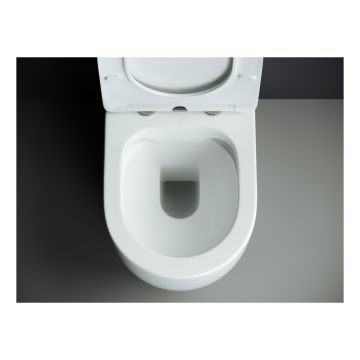 Унитаз напольный, приставной Ceramicanova (Керамиканова) Mia CN1801 Белый