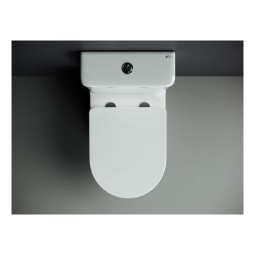 Унитаз напольный, приставной Ceramicanova (Керамиканова) Mia CN1801 Белый