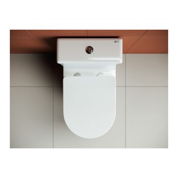 Унитаз напольный, приставной Ceramicanova (Керамиканова) Highlight CN1802 Белый