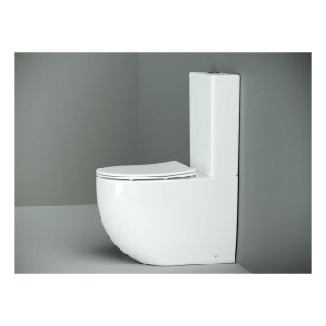 Унитаз напольный, приставной Ceramicanova (Керамиканова) Metropol CN4001 Белый