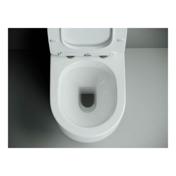 Унитаз напольный, приставной Ceramicanova (Керамиканова) Metropol CN4001 Белый