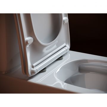 Унитаз напольный, приставной Ceramicanova (Керамиканова) Alfa CN9002 Белый