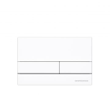 Система инсталляции для унитазов Ceramicanova (Керамиканова) Envision с кнопкой смыва Flat цвет белый, креплениями, арт. CN1002W