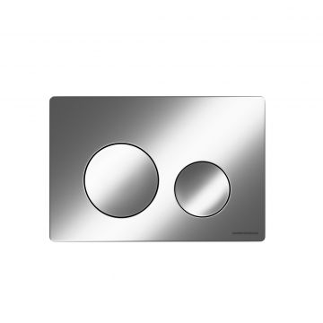 Кнопка смыва Ceramicanova Balance, клавиши Circle, цвет хром матовый,арт. CN12-001M