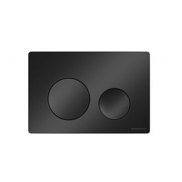 Кнопка смыва Ceramicanova (Керамиканова) Balance, клавиши Circle, цвет черный матовый, арт. CN12-001MB