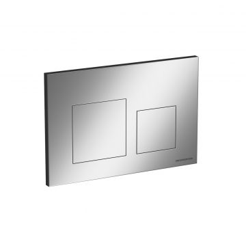 Кнопка смыва Ceramicanova (Керамиканова) Balance, клавиши Square, цвет хром матовый, арт. CN12-002M