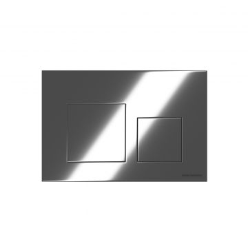 Кнопка смыва Ceramicanova (Керамиканова) Balance, клавиши Square, цвет хром глянцевый, арт. CN12-002CH