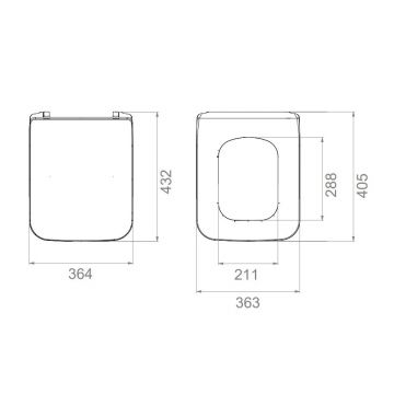Сиденье для унитаза Allen Brau Liberty 4.33008.20 белый глянец