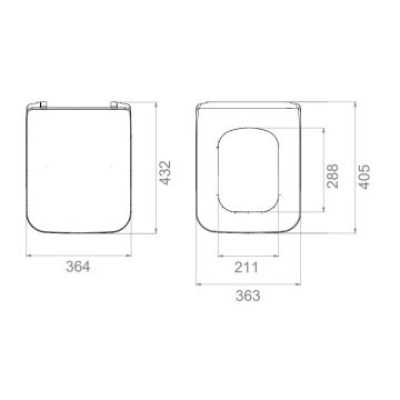 Сиденье для унитаза Allen Brau Liberty 4.33008.21 белый матовый