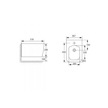 Биде подвесное Allen Brau Liberty 4.33010.21 белый матовый