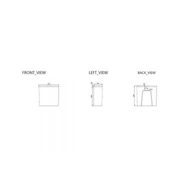 Бачок для унитаза напольного Allen Brau Liberty 4.33014.20 белый