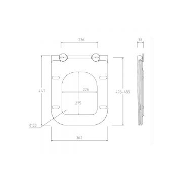 Сиденье для унитаза Allen Brau Liberty 4.33015.20 белый