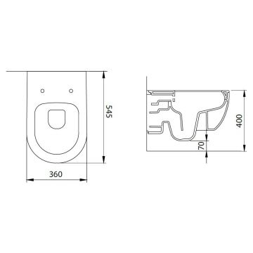 Унитаз подвесной Allen Brau Priority 4.31001.31 черный матовый