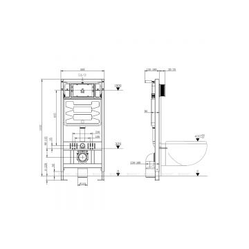 Инсталляция для унитаза Allen Brau Pneumatic Pro 9.11101.20, синий