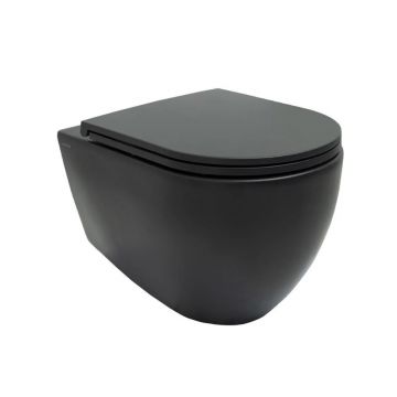 Унитаз подвесной Allen Brau Reality 4.32006.31 черный матовый