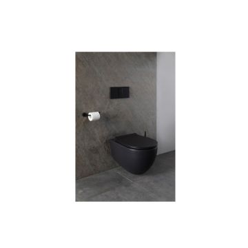 Унитаз подвесной Allen Brau Reality 4.32006.31 черный матовый