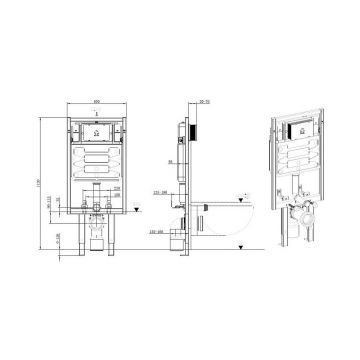 Инсталляция для унитаза Allen Brau Pneumatic Pro 9. 11103 20, синий