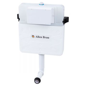 Бачок для приставного унитаза Allen Brau Pneumatic 9.11104.20, белый