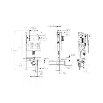 Инсталляция для унитаза Allen Brau EVO 9.1EV00.20, синий