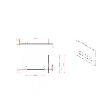 Клавиша смыва Allen Brau Project Color 9.2PR01.IV айвори