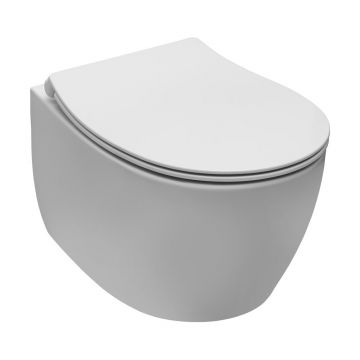 Унитаз подвесной Allen Brau Fantasy 4.11004.21 безободковый, без сиденья, белый матовый