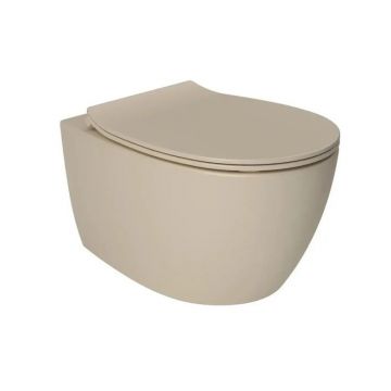 Унитаз подвесной Allen Brau Fantasy 4.11004.IV безободковый, без сиденья, айвори