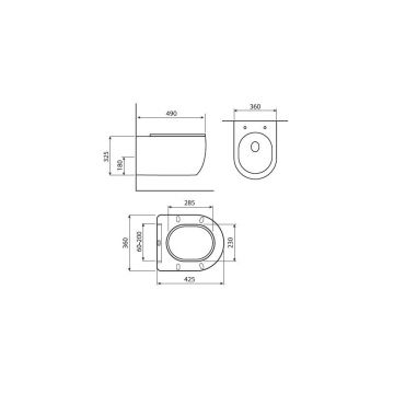 Сиденье для унитаза Allen Brau Fantasy Smartfix, Soft-Close 4.11005.21, белый матовый