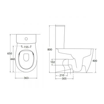 Бачок для унитаза напольного Allen Brau Fantasy 4.11010.20 белый глянец
