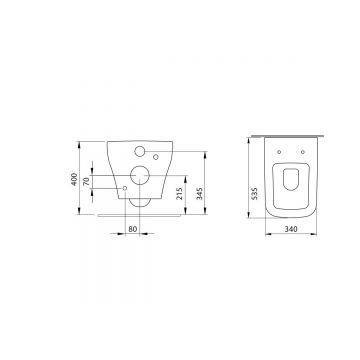 Унитаз подвесной Allen Brau Infinity 4.21011.20 белый глянец