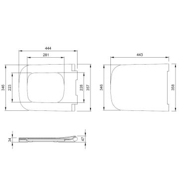 Сиденье для унитаза Allen Brau Infinity 4.21014.AN антрацит