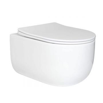 Унитаз подвесной Gid Tornado 49x36x34см, Tr2133TF 62262Y, белый