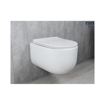 Унитаз подвесной Gid Tornado 49x36x34см, Tr2133TF 62262Y, белый