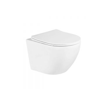 Унитаз подвесной Gid Tornado 49x36x36см, Tr2122TF 62258Y, белый