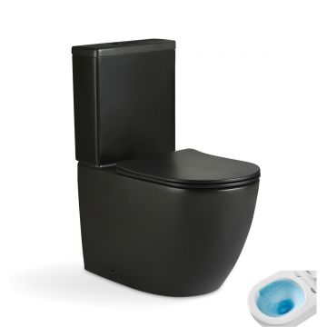 Унитаз напольный Gid Tornado 64x36x83.5см, Tn2188TF-BM 62269Y, черный матовый